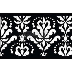 *New Late September Release Redesign with Prima Stick and Style Stencil Roll Damask Flourish