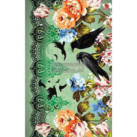 *New Spring 2022 Redesign with Prima CeCe Restyled collection Decor Tissue Paper Retro Garden