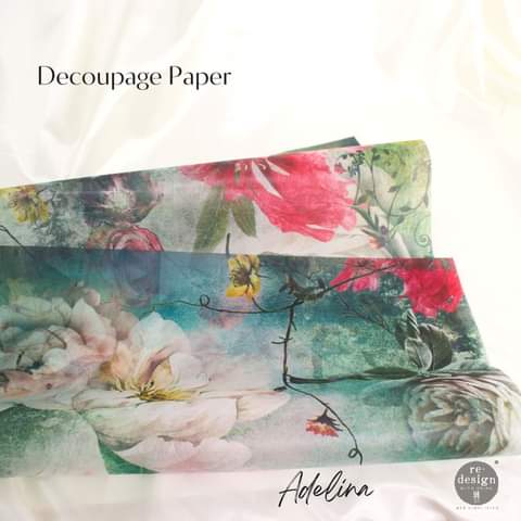 *New Nov 2022 Redesign with Prima Decoupage Tissue Paper Adelina