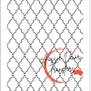 Aussie decor Stencil Moroccan Grid