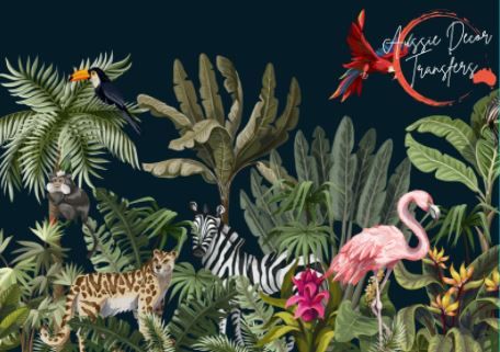 Aussie Decor Poster print Jungle Safari