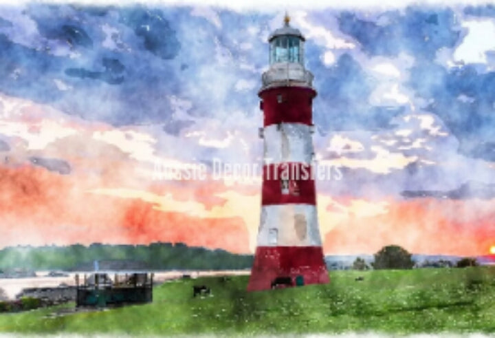 *New * Adhesive Decoupage paper The Light House