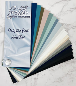 Dixie Belle Silk Colour Fan Deck (Original 20 Colours) reduced to clear