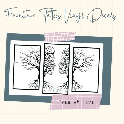 Its so chic Furniture Tattoos® Vinyl Decals Tree of Love 90cm x 60cm