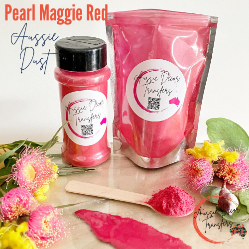 Aussie Dust Mica powder - Pearl Maggie Red