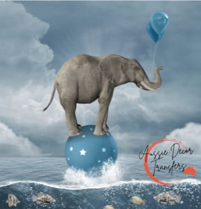 Aussie Decor Poster print Light as an Elephant