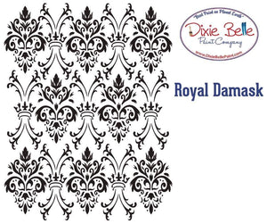 Belle's and Whistles Stencil  Royal Damask