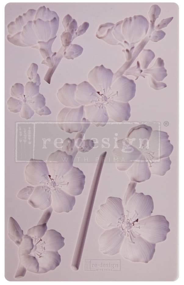 *New* Redesign with Prima Mould Botanical Blossoms