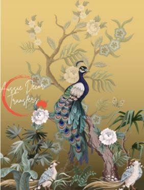 Aussie Decor Poster print Peacock & Pheasants